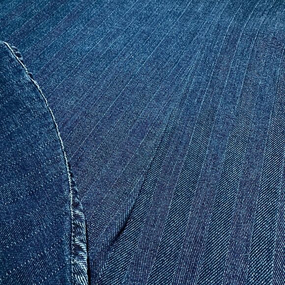 Axel's Premium Over-Dyed Denim Shirt Sz XL Faded Cotton Haringbone Made in Italy - Picture 12 of 12